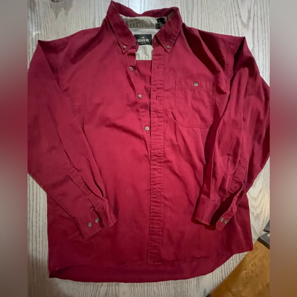 REDHEAD XL Men’s Long-sleeved Button-down Shirt